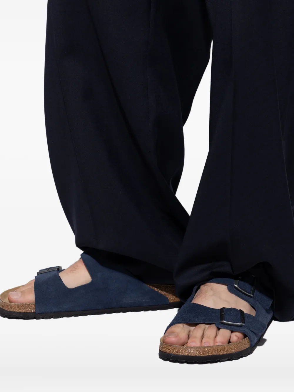 Birkenstock Arizona double-buckle slip-on sandals Blue