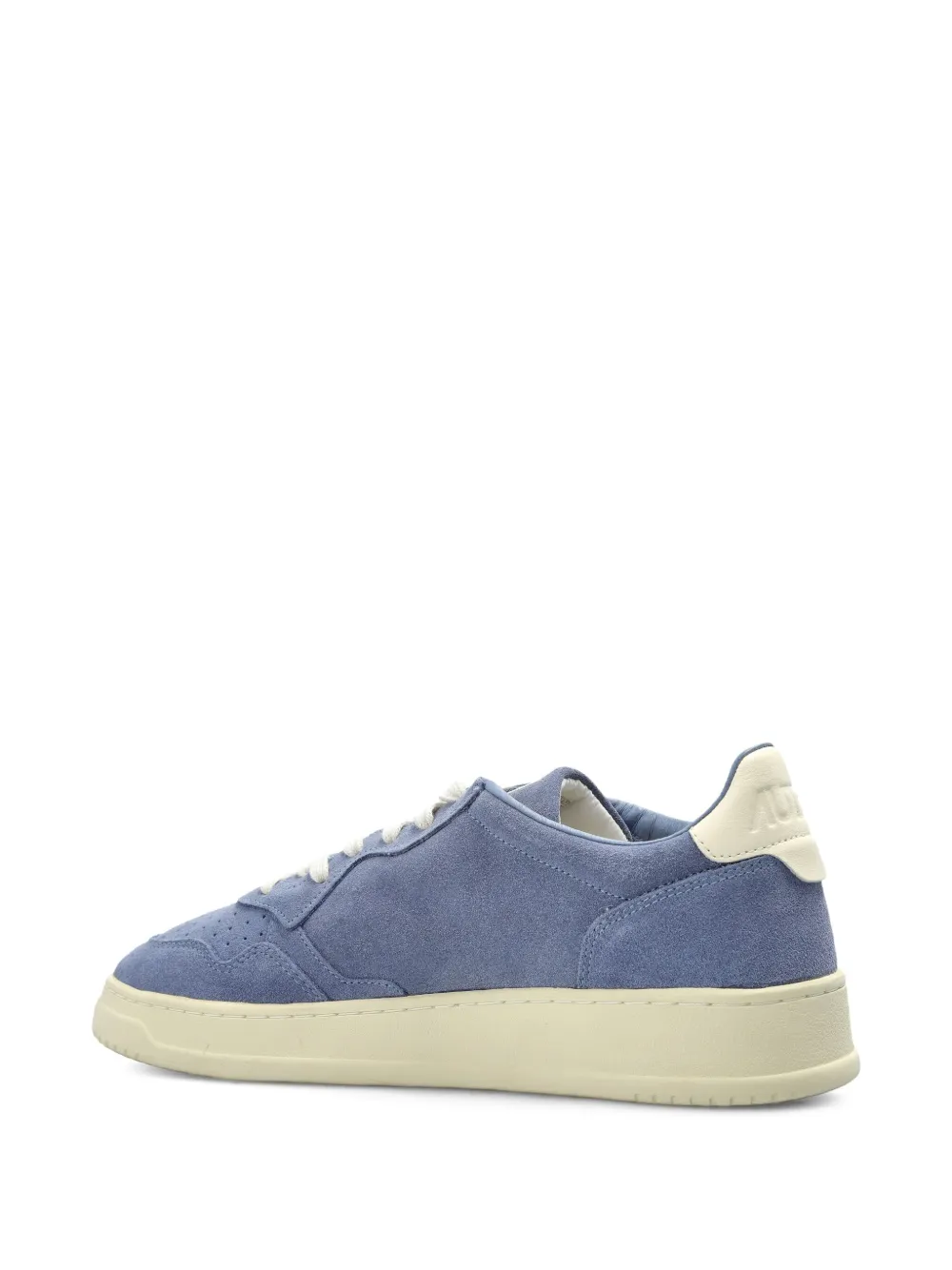 Autry Medalist Low perforated suede sneakers Blue