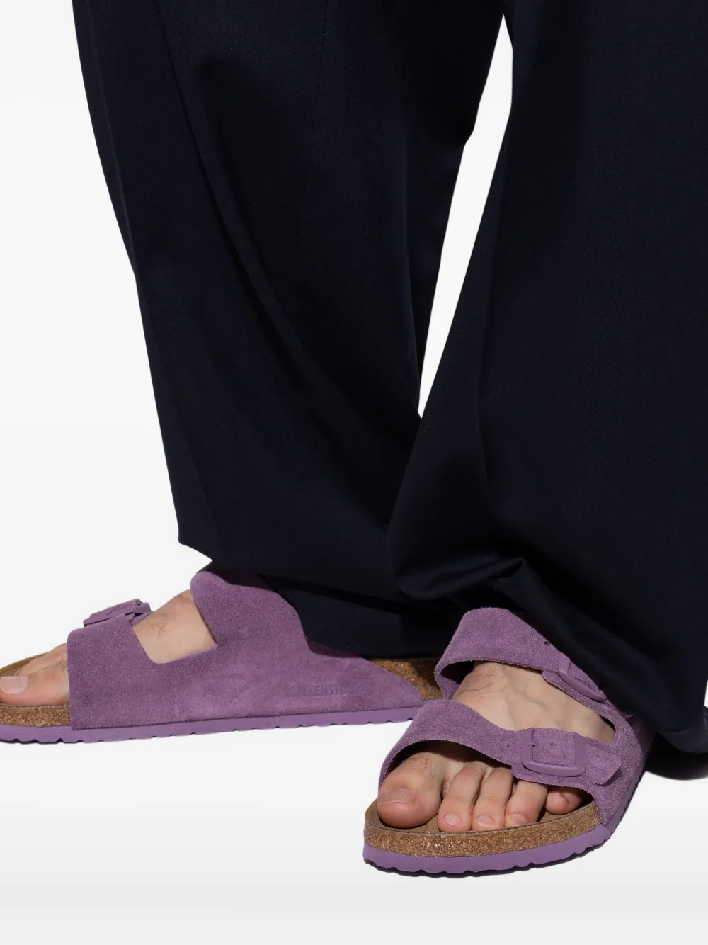 Birkenstock Arizona double-buckle slide sandals Purple