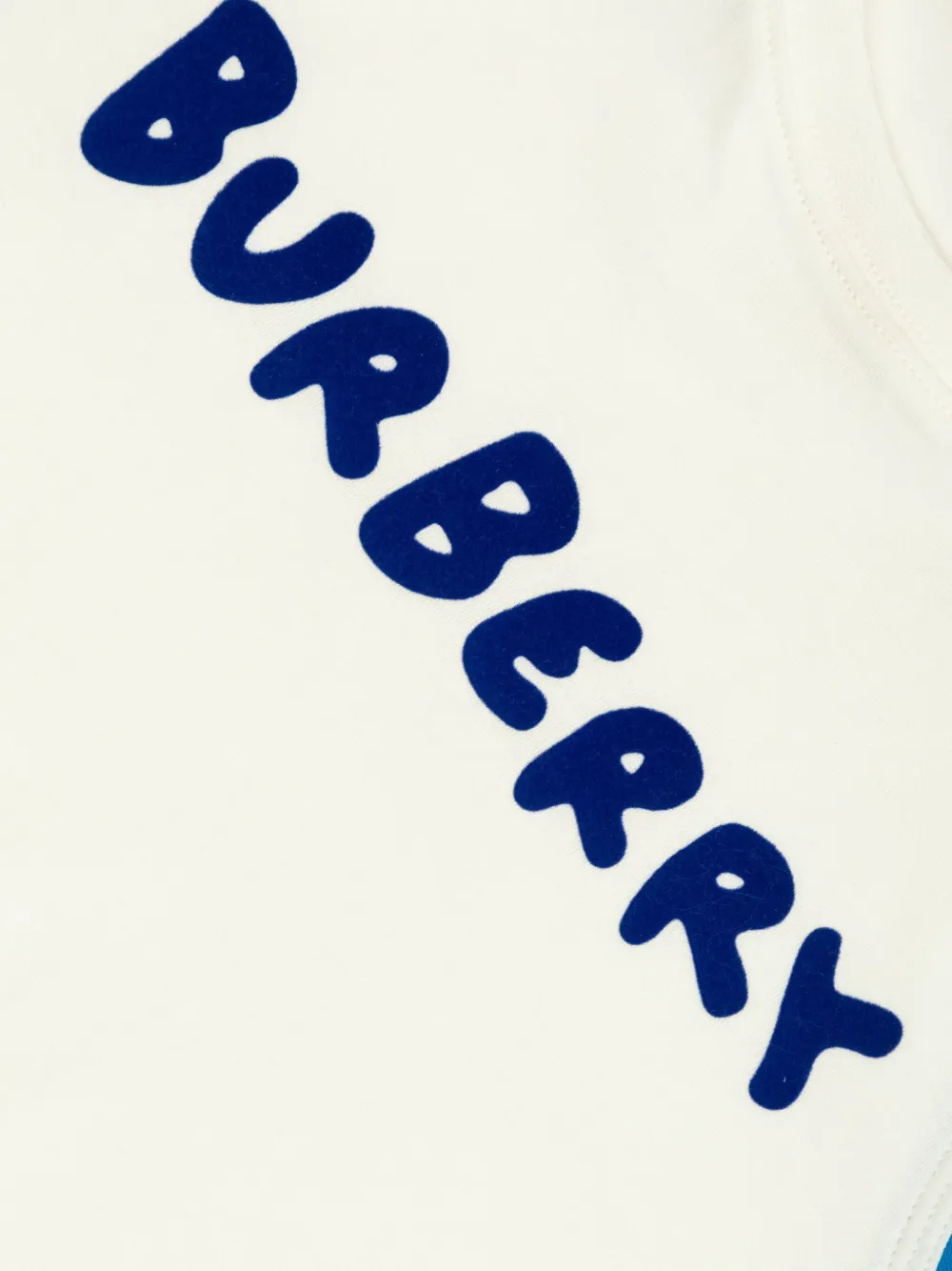 Burberry Kids raglan-sleeve T-shirt Wit