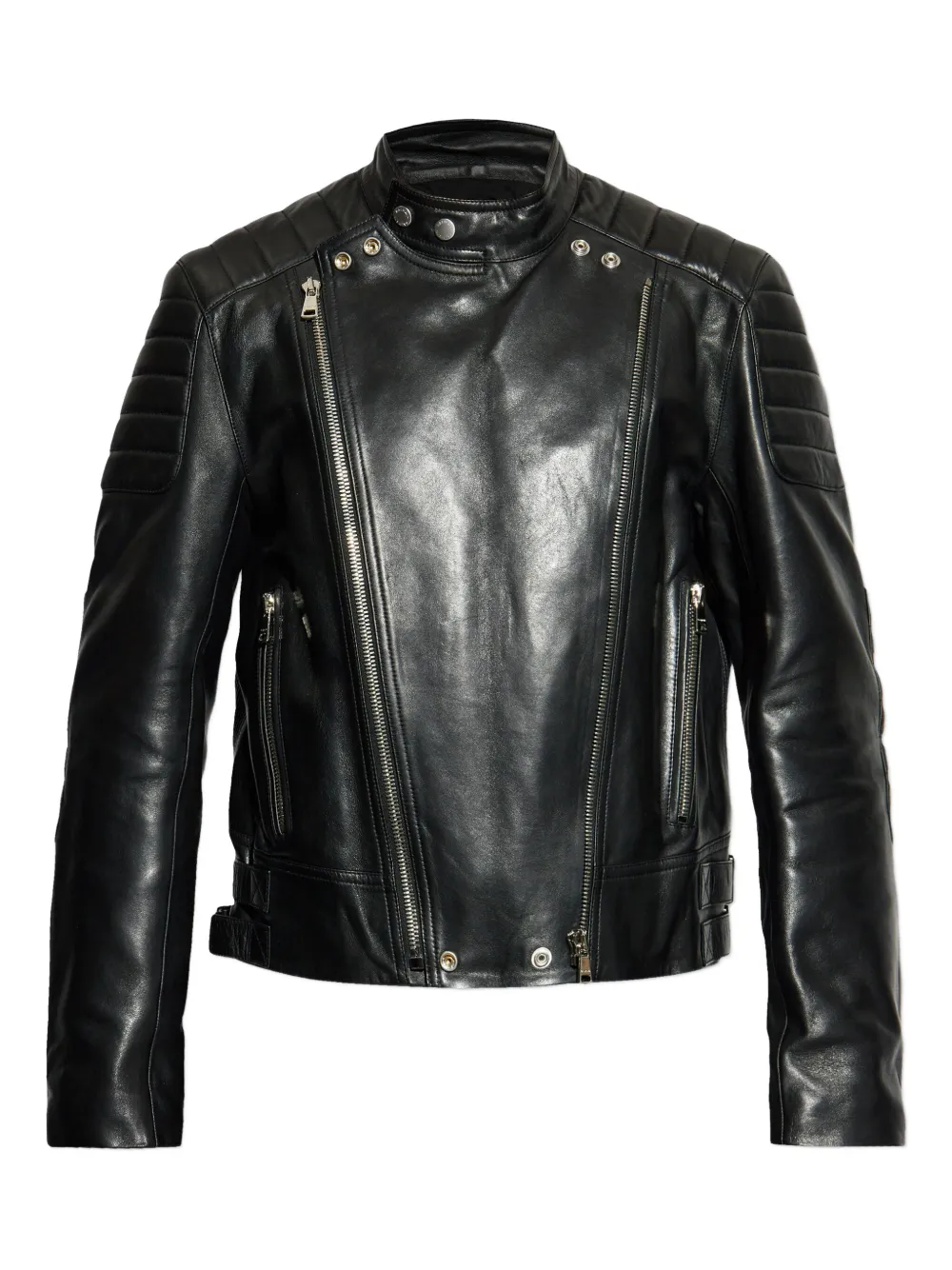Balmain leather jacket | Black | Image 1