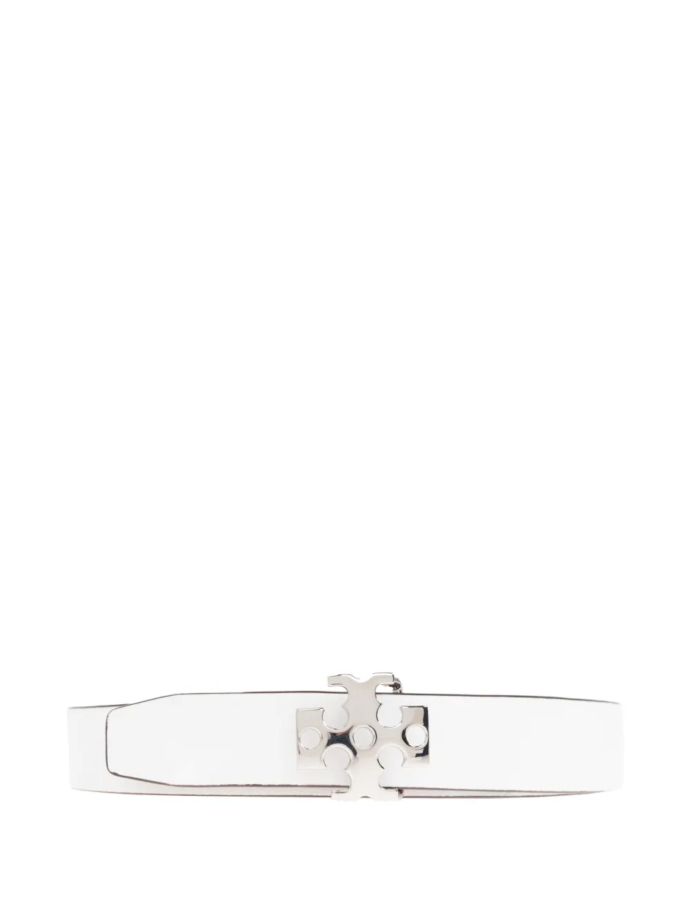 Tory Burch Leather Belt In Gray