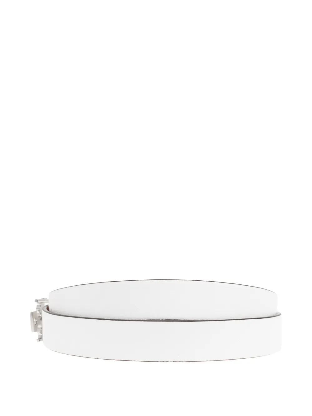 Tory Burch Leather Belt In Gray