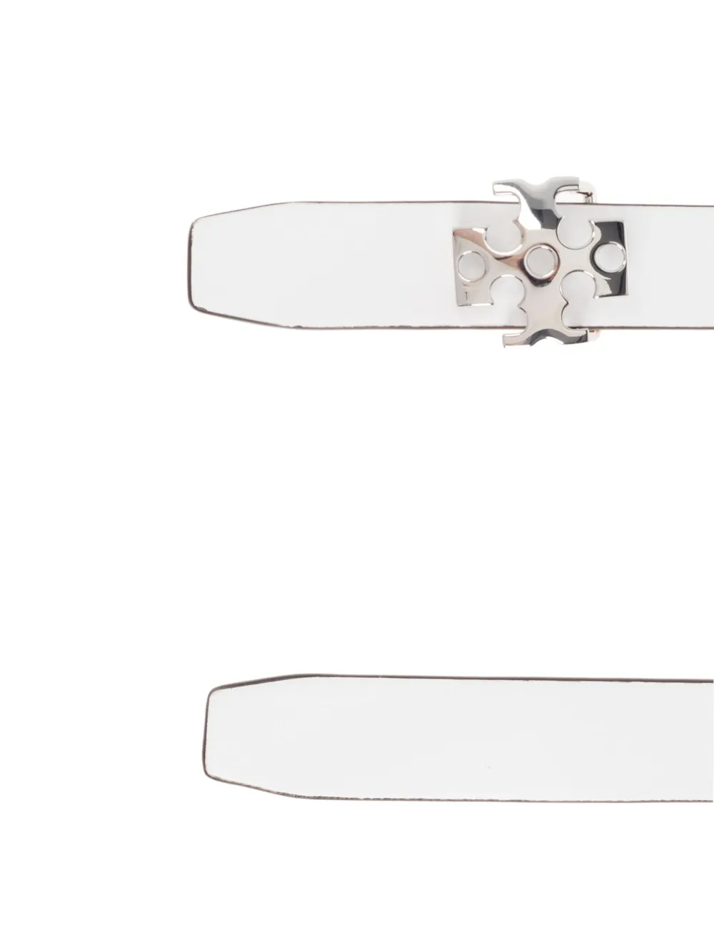 Tory Burch Leather Belt In Gray