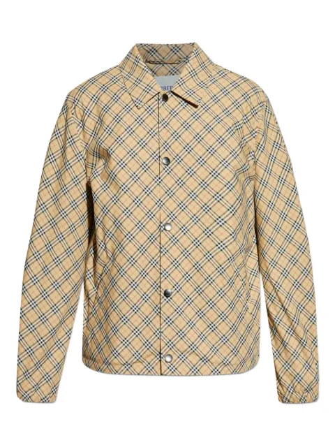 Burberry sobrecamisa a cuadros