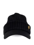 Balmain ribbed beanie cap - Black