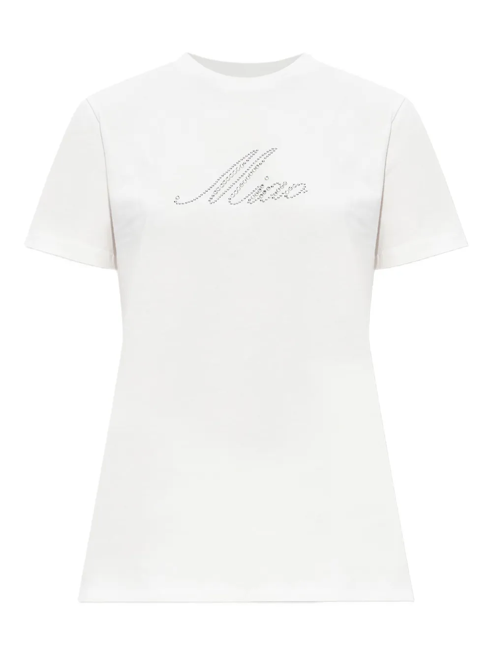 rhinestone-embellished T-shirt
