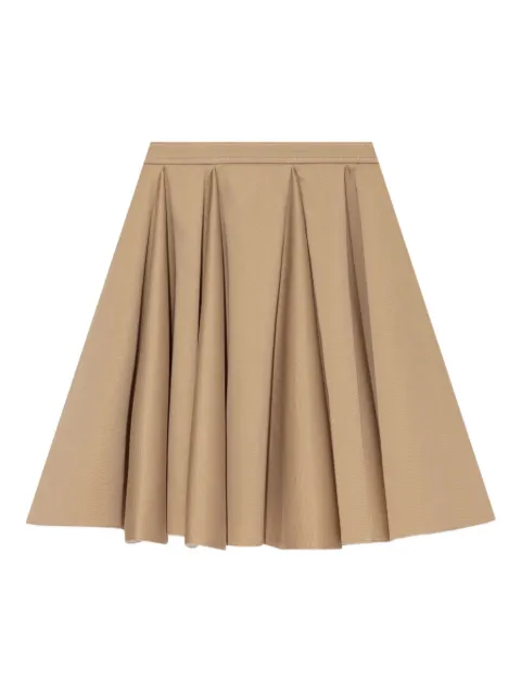 Marni pleated flared skirt