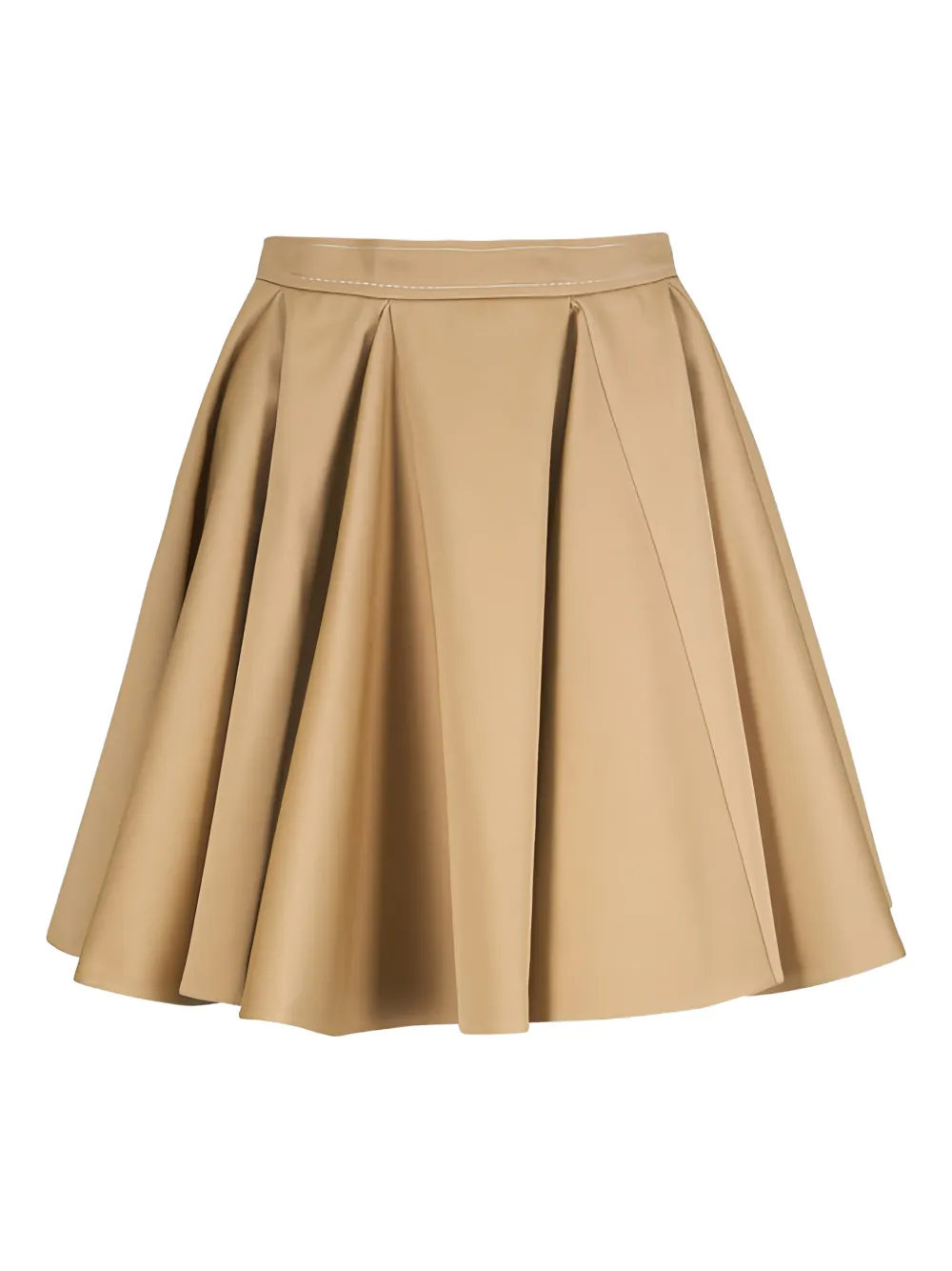 Marni pleated flared skirt - Toni neutri