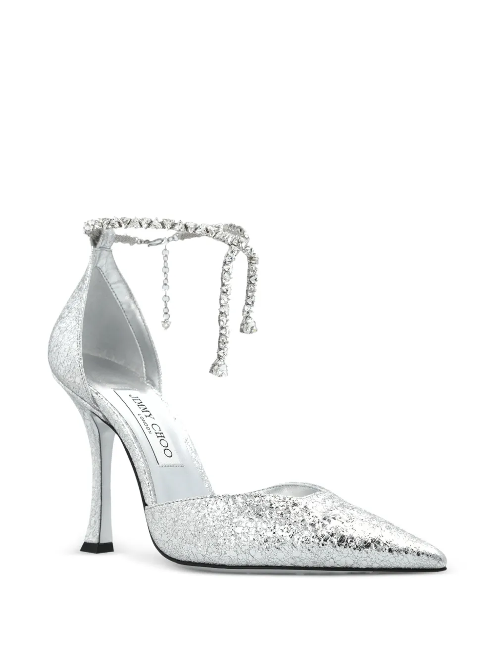 Jimmy Choo 110mm Stevie pumps Zilver