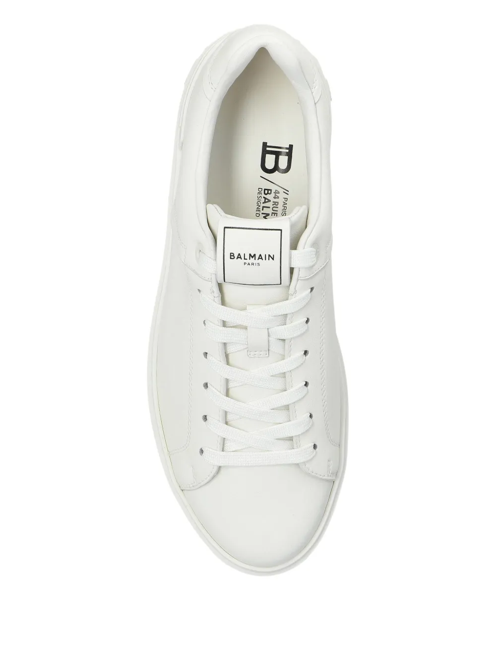 Balmain B-court Low-top Sneakers In White