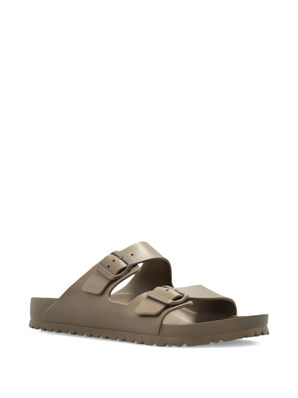 Birkenstock Arizona double-buckle slides Brown