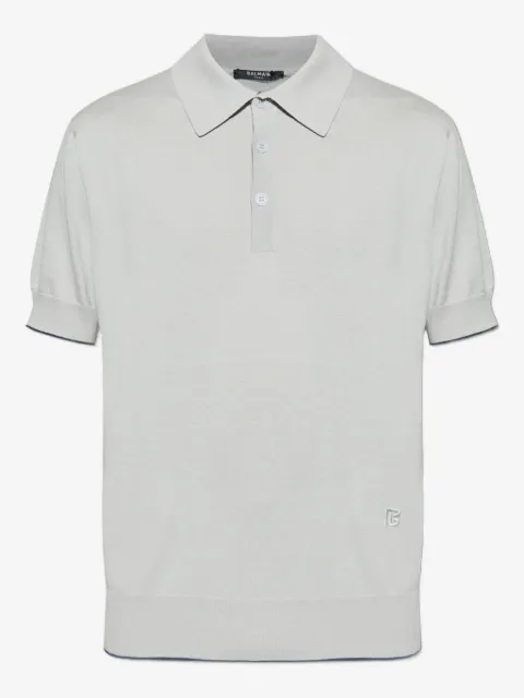Balmain playera tipo polo manga corta