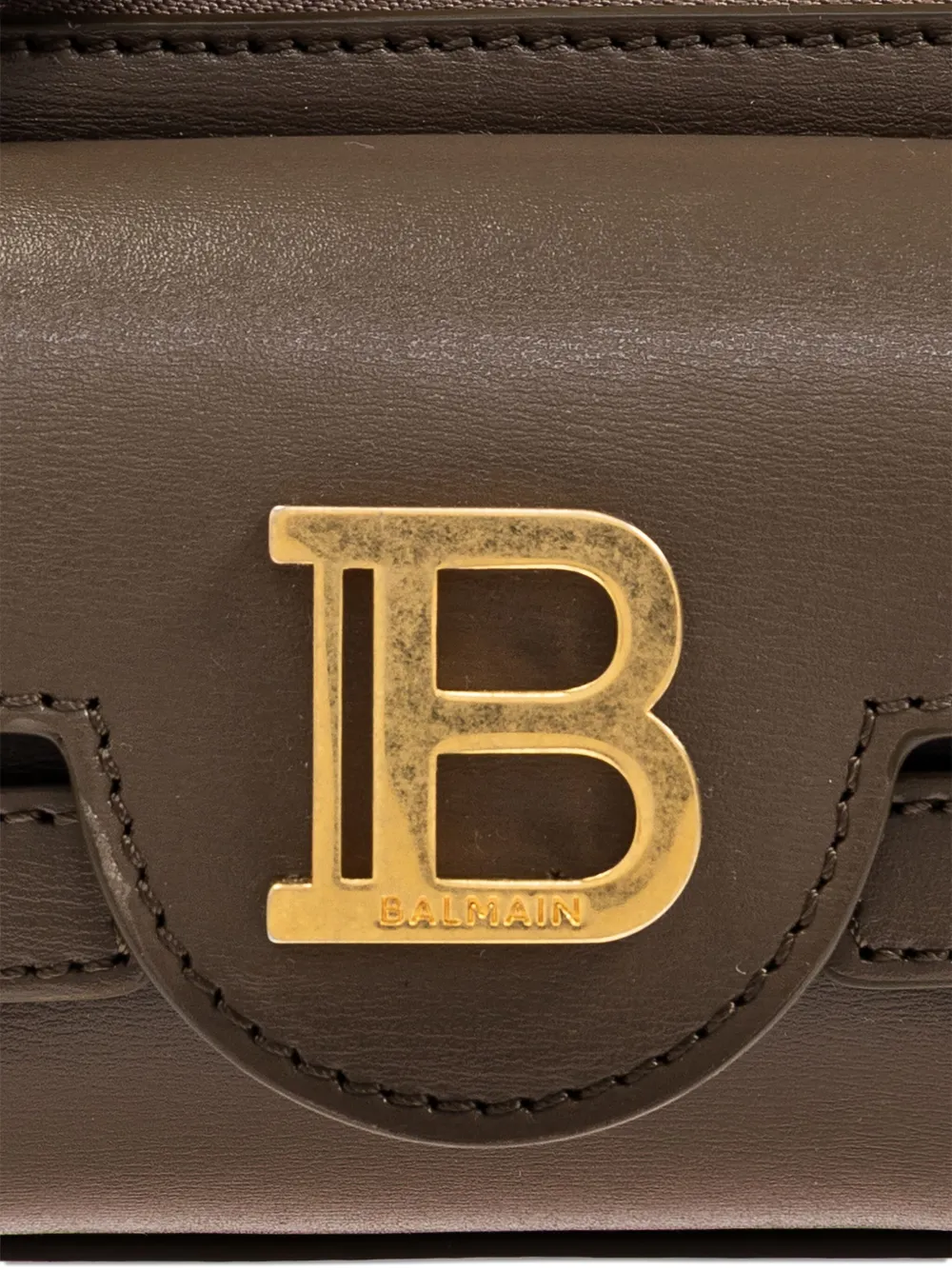 Balmain Buzz leren mini-tas Groen