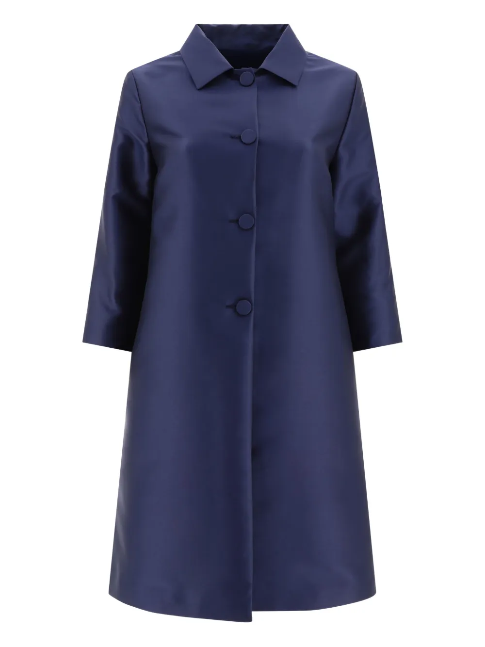single-breasted button coat