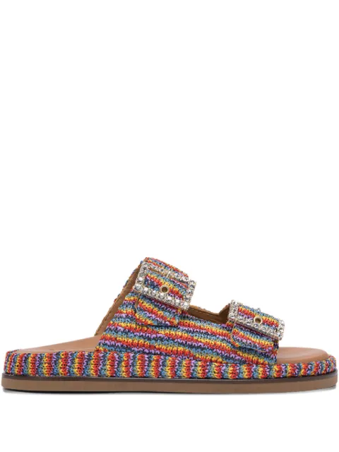 ALIBI embellished double-buckle sandals