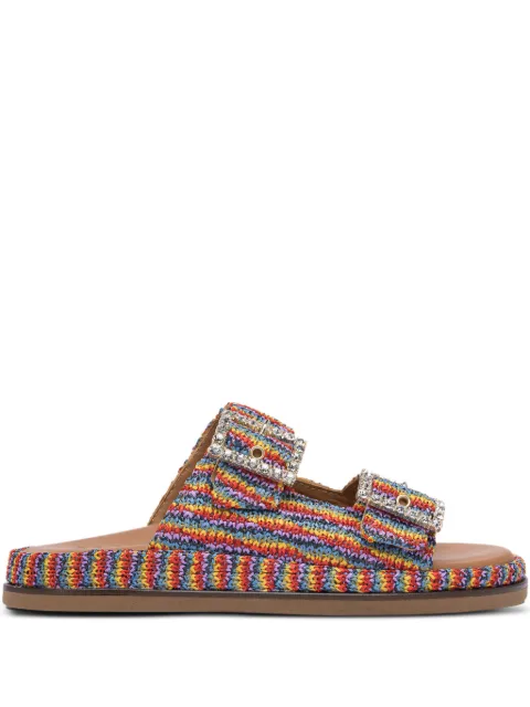 ALIBI embellished double-buckle sandals
