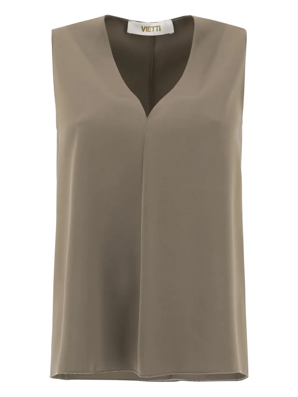v-neck sleeveless top