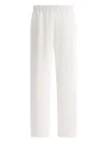 F.It elastic-waist trousers - White