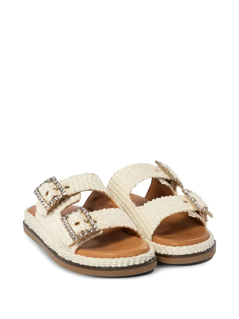 ALIBI Gretta raffia sandals | Flat Sandals | Image 2