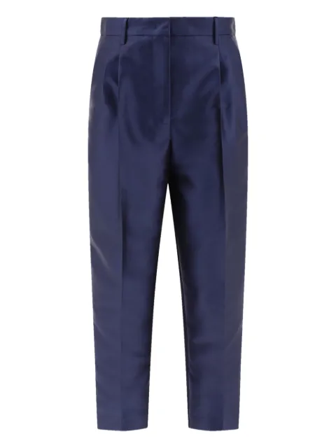 F.It pleated-front trousers