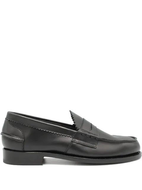 SAXONE OF SCOTLAND penny leather loafers