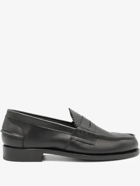 SAXONE OF SCOTLAND penny leather loafers