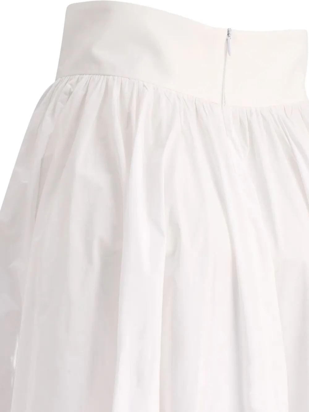 Fit Skirt With Bandeau At The Waist Skirts White In White