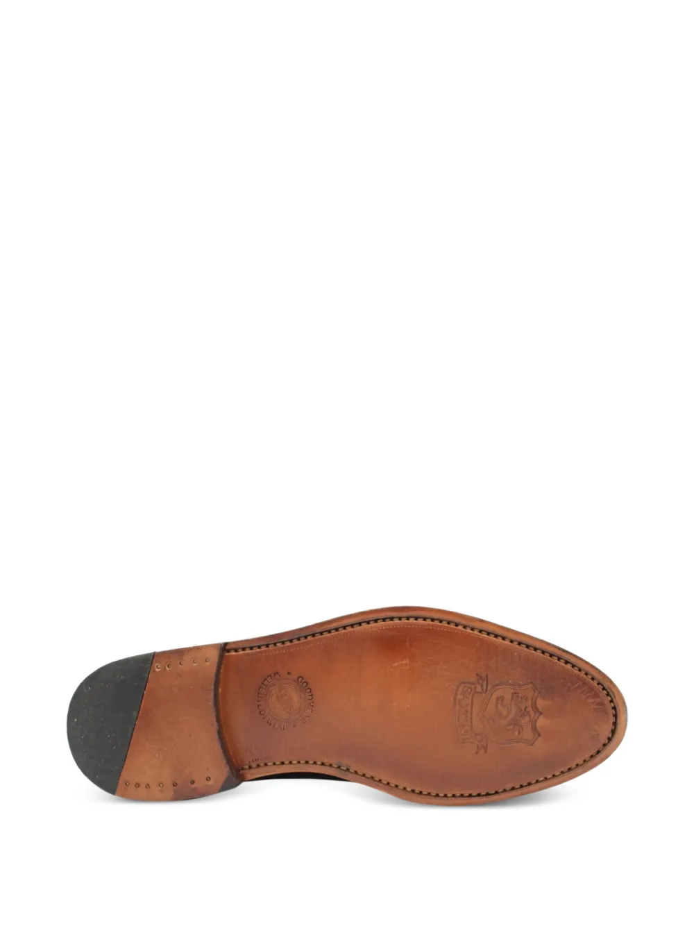 SAXONE OF SCOTLAND penny leather loafers Brown