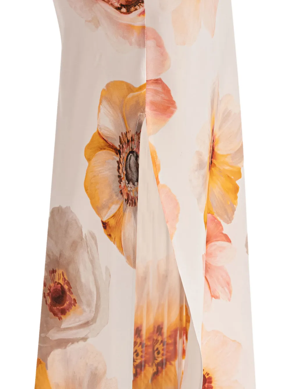 Sleep No More Floral Maxi Dress With Spaghetti Straps In Neutral