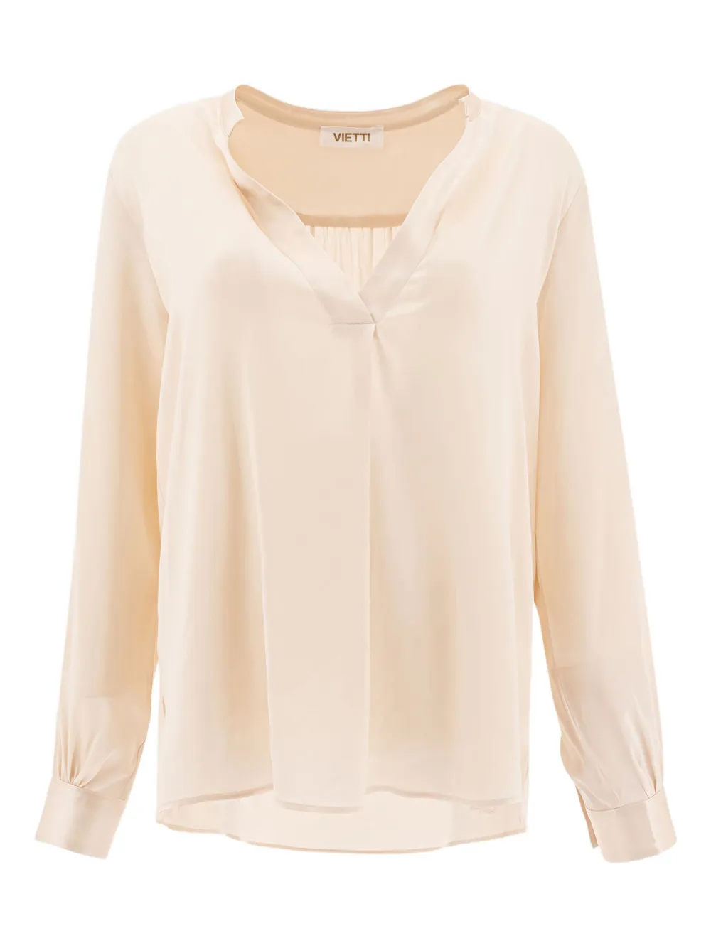 Vietti V-neck Top In Neutral