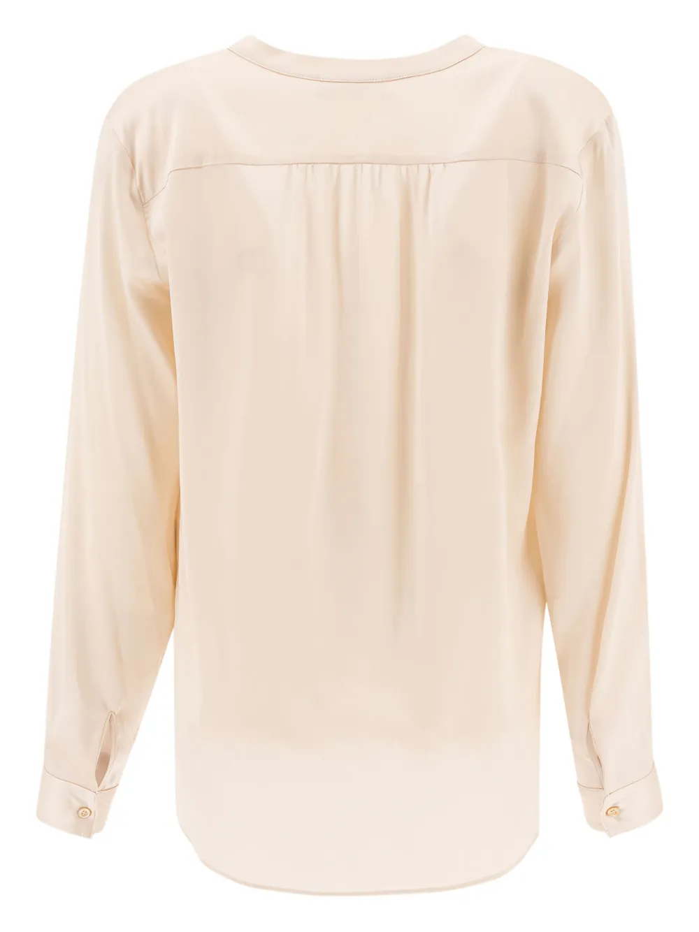 Vietti V-neck top - Beige