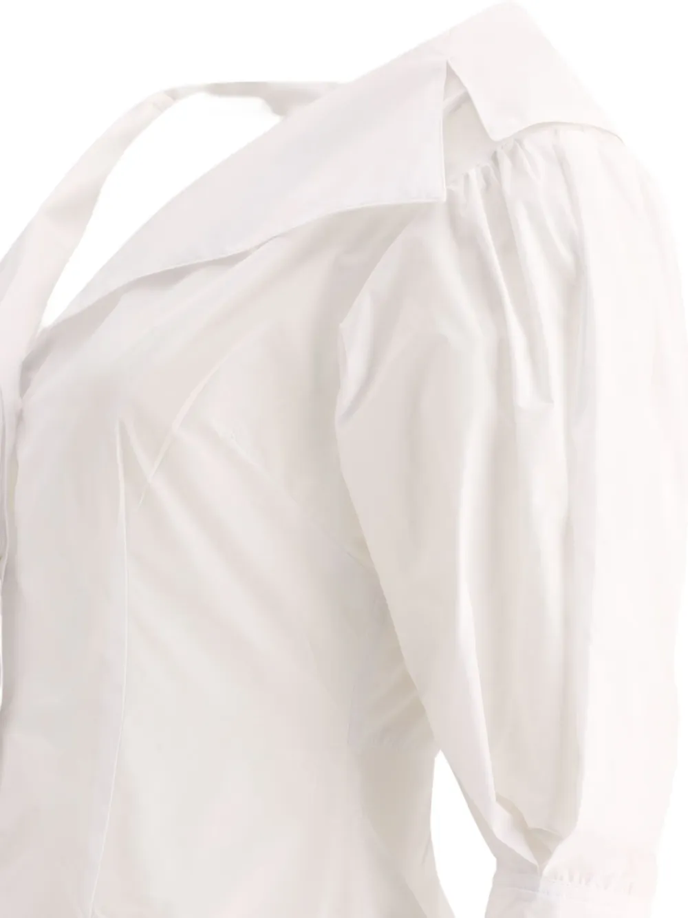 Fit F.it Shirt With Open Collar In White