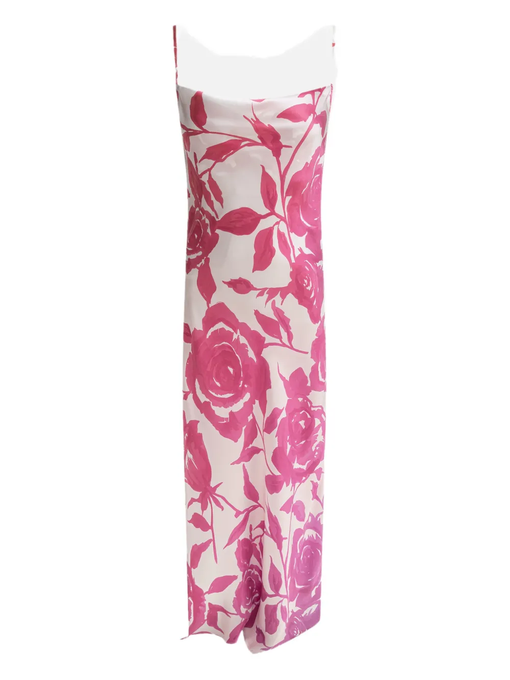 SLEEP NO MORE rose-print slip maxi dress | Pink | Image 1