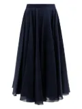 F.It A-line flared midi skirt - Blue