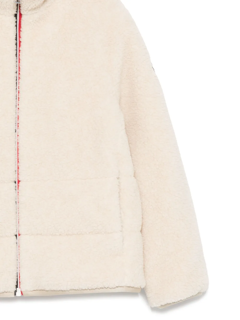 Moncler Enfant Bomberjack met rits Beige