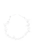 Tulleen Crystal Floral Accented hair vine - Silver