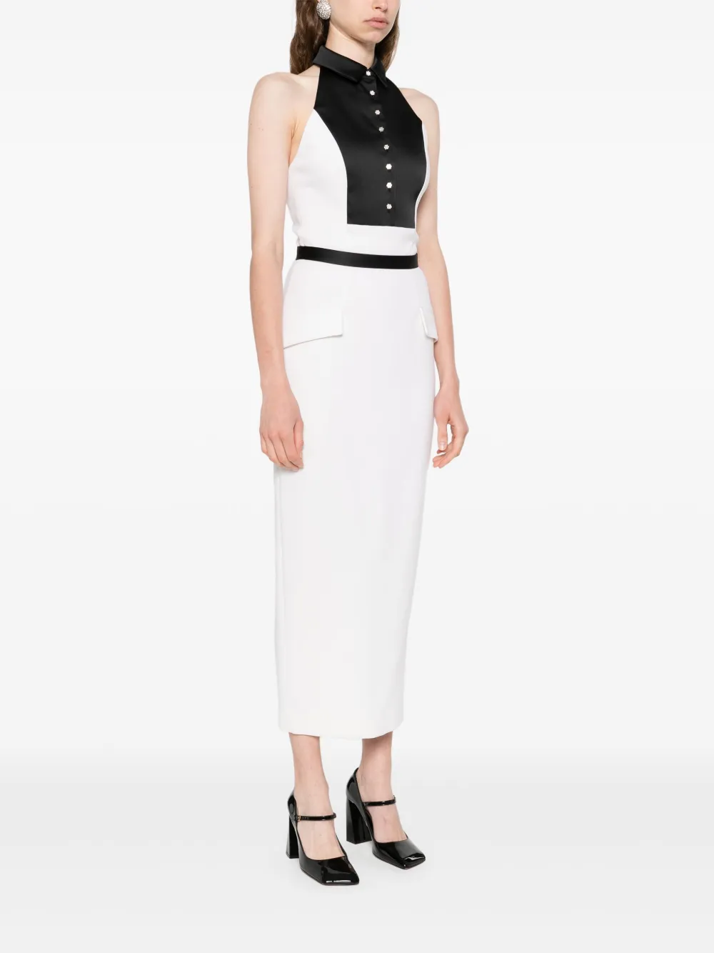 SILK LOVE & LACE Iris jurk Wit