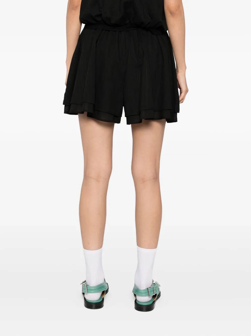b+ab Mouwloze top en rok Zwart