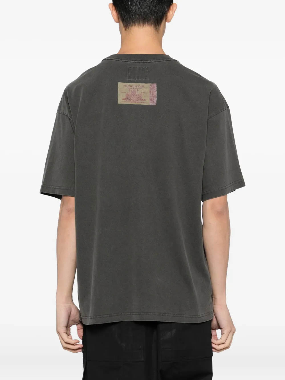 Musium Div. T-shirt met grafische print Grijs