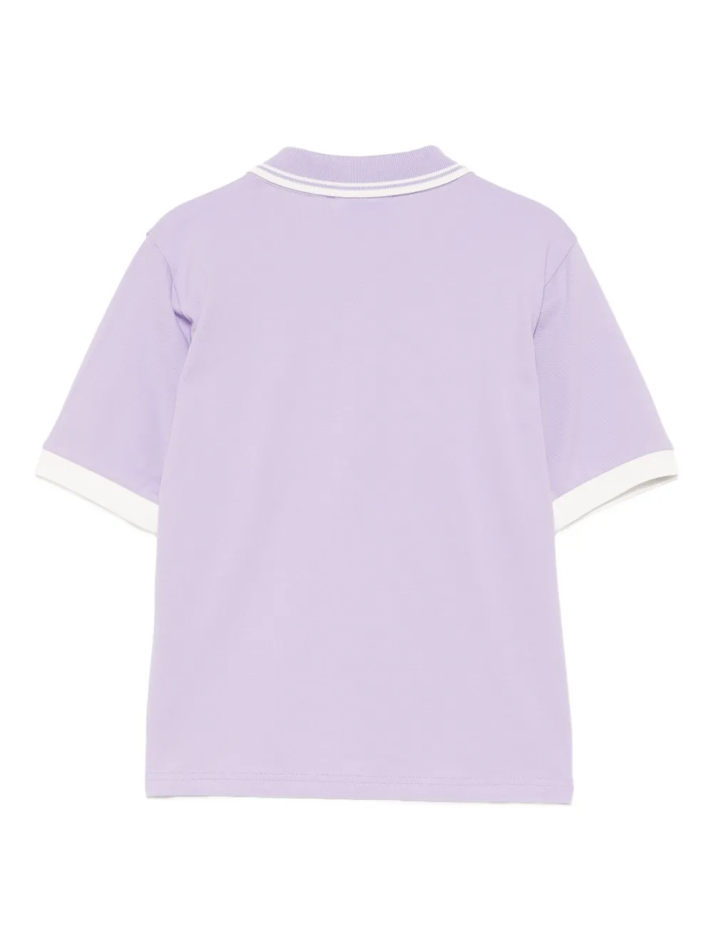 CHOCOOLATE Poloshirt met geborduurd logo Paars