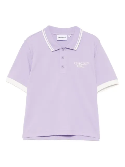 CHOCOOLATE logo-embroidered polo shirt