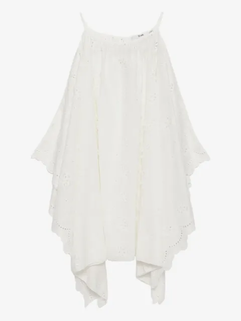 b+ab floral-embroidered top