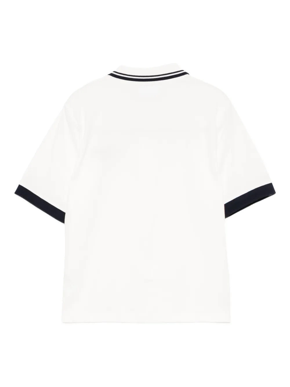 CHOCOOLATE Poloshirt met geborduurd logo Wit