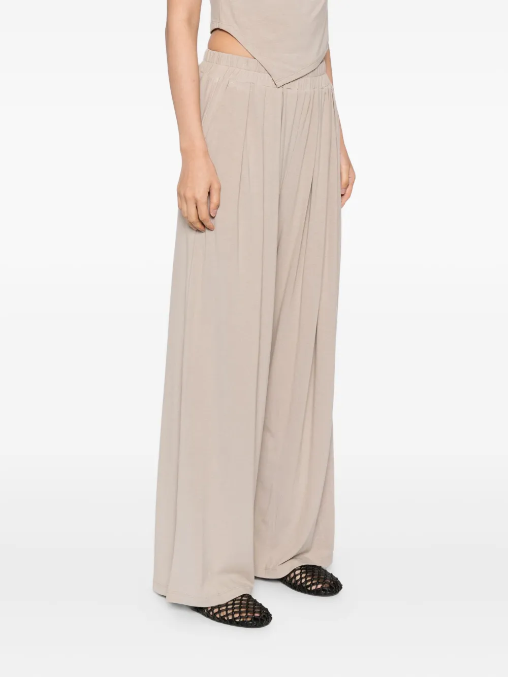 b+ab Jersey co-ord Beige