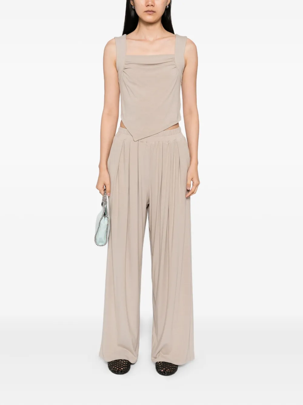 b+ab jersey co-ord set | Flared & Bell-Bottom Pants | Image 2