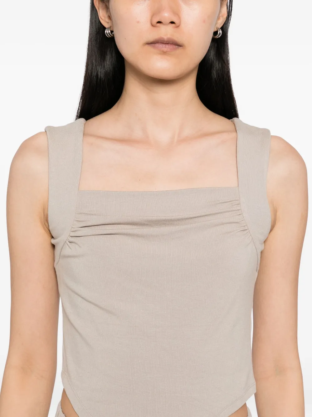 b+ab Jersey co-ord Beige
