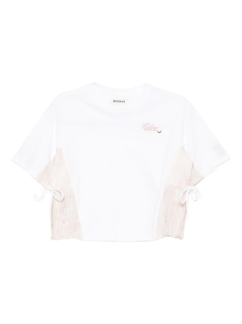 Musium Div. patchwork T-shirt | White | Image 1