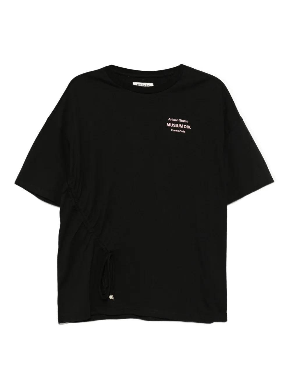 Musium Div. logo-embroidered T-shirt | Black | Image 1
