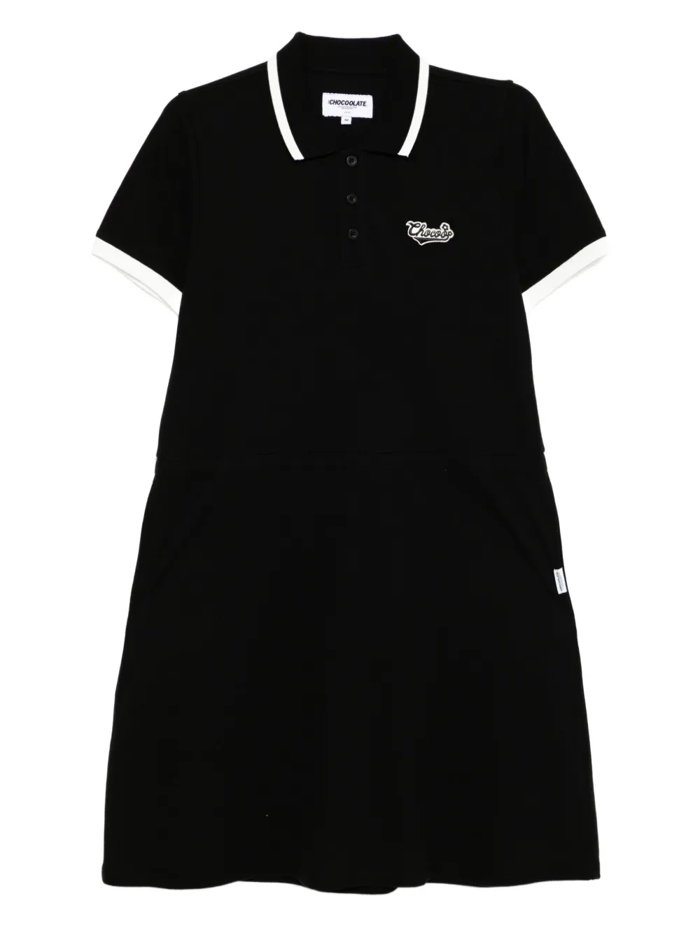 CHOCOOLATE polo dress | Black | Image 1